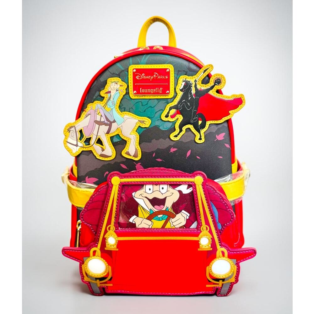 Loungefly Disney D23 Mr Toad 75th Anniversary Light Up Mini Backpack NWT